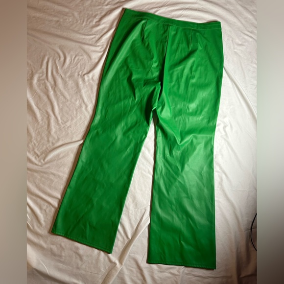 Wild Fable Green Leather Pants. Reminded me of Tyler the Creator vibes. - Picture 4 of 5